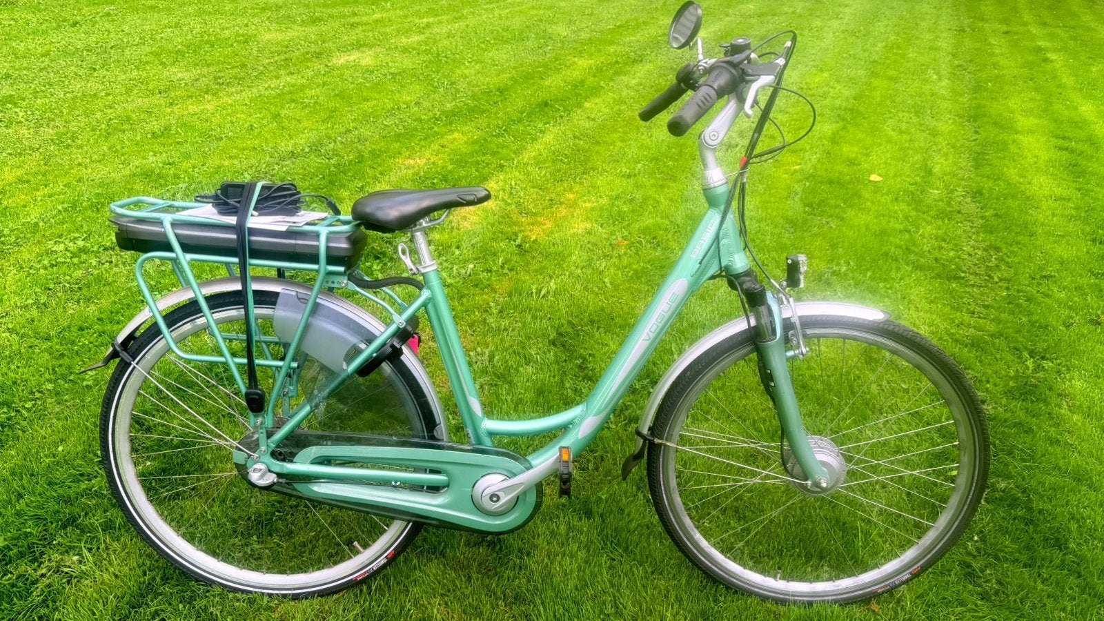 Nette mooiengoede damesfiets E-bike Vogue Basic 50cm N3, Gebruikt, Velgrem, Versnellingen, 50 tot 53 cm
