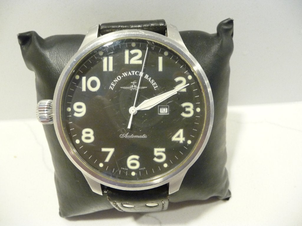 Zeno Watch Basel Fliegeruhr, Overige merken, Staal, Polshorloge, Ophalen of Verzenden