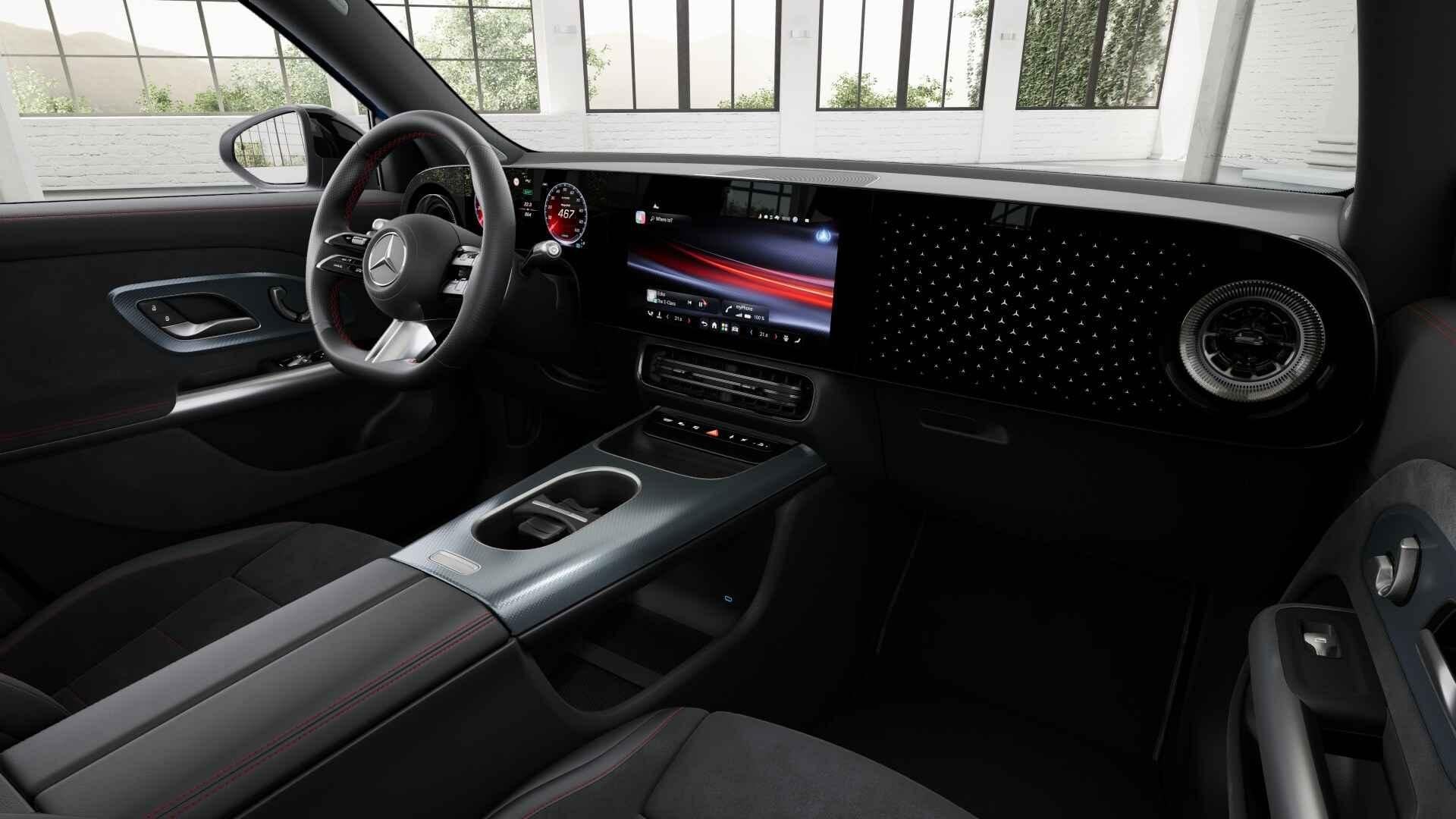 Mercedes-Benz GLB 250+ Business Solution AMG 7p. 85.5 kWh |, Achterwielaandrijving, Zwart, 607 km, Blauw
