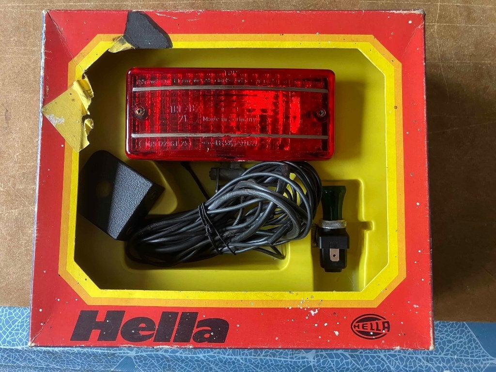 Mistachterlicht voor oldtimer Hella, Auto-onderdelen, Verlichting, Fiat, Gebruikt, Ophalen of Verzenden