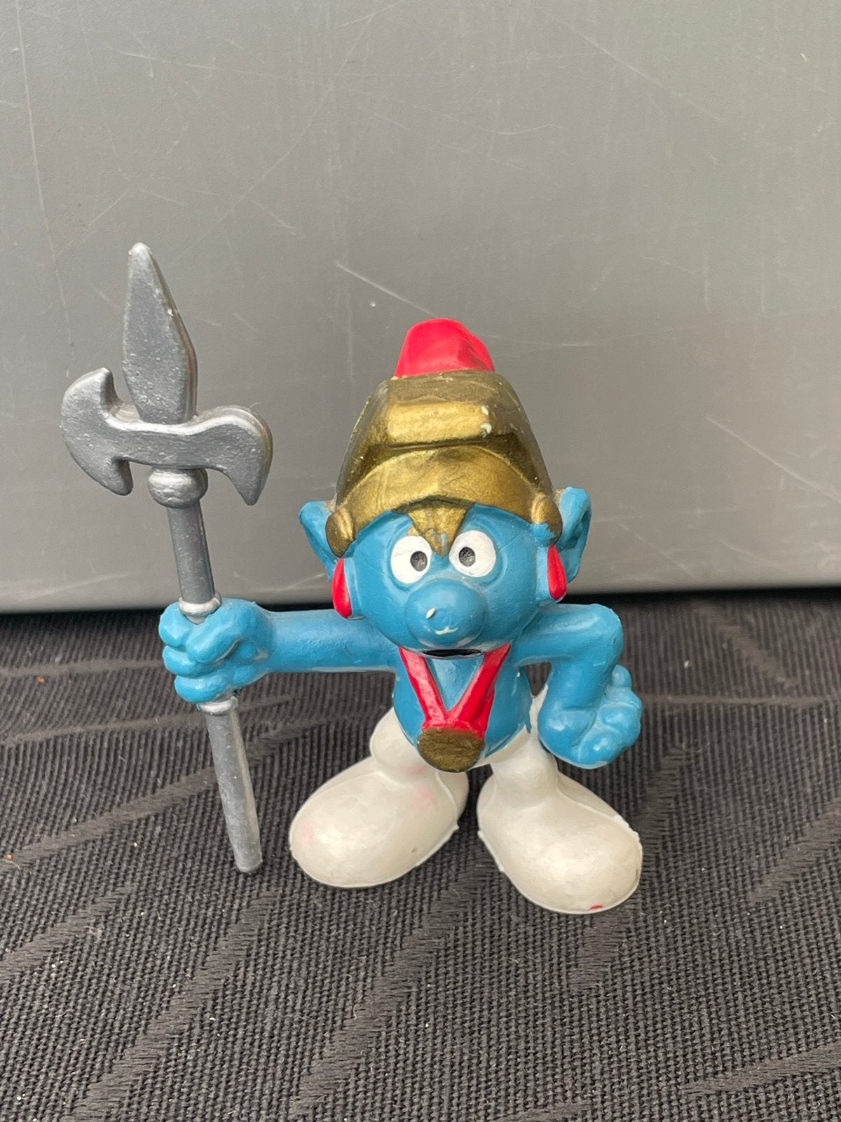 Smurf Ridder Figuurtje - Vintage Collectible, Ophalen of Verzenden, Gebruikt, Overige Smurfen, Poppetje, Figuurtje of Knuffel