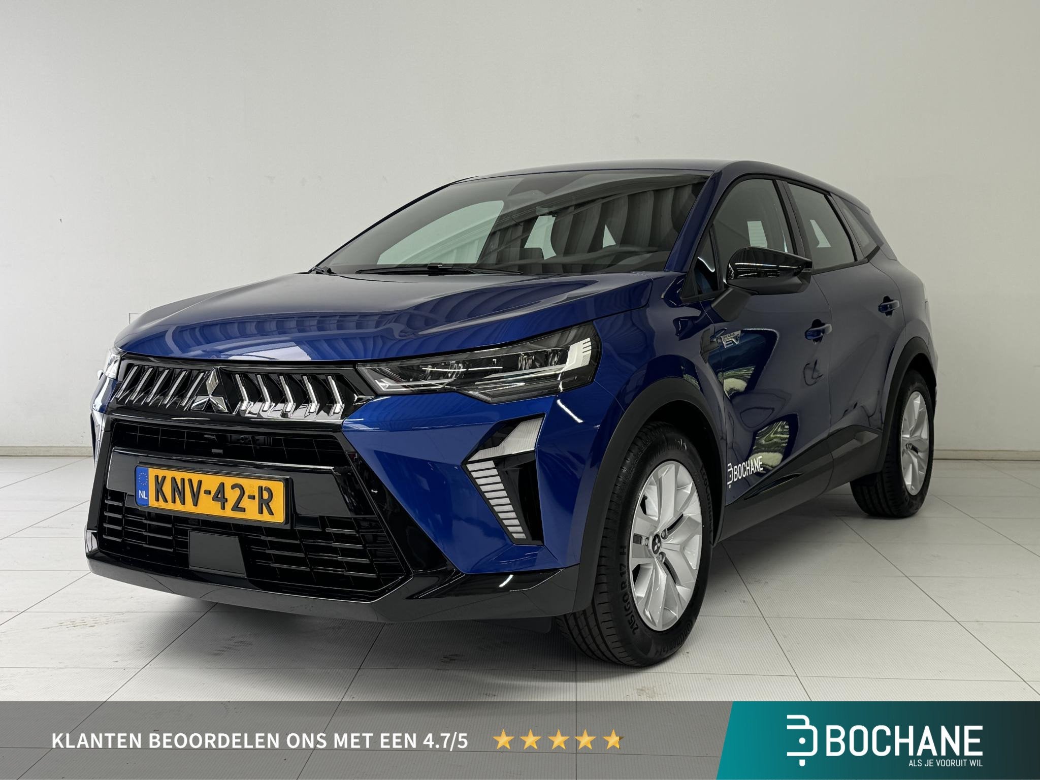 Mitsubishi Grandis 1.8 HEV Intense | DEMO | Apple Carplay /, Auto's, 1789 cc, Met garantie (alle), Blauw, Bedrijf