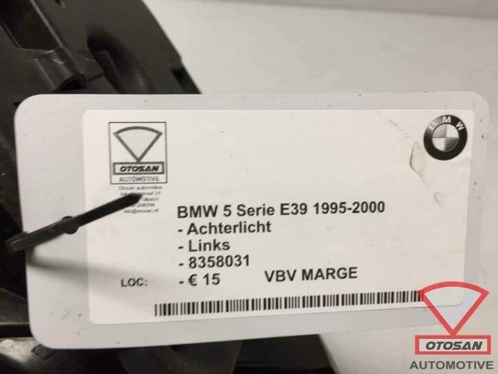 bmw 5 serie e39 1995 2000 achterlicht links 8358031, Petuelring 130
80788  Munich, DE, Gebruikt, Info@bmw.de, Ophalen of Verzenden