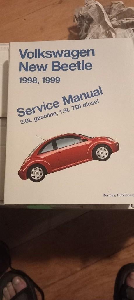 Volkswagen New Beetle Service Manual 1998-1999- Bentley Pub,, Ophalen of Verzenden