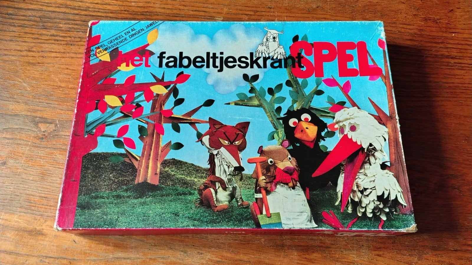 Het Fabeltjeskrant Spel - Vintage Bordspel (1968), Ophalen of Verzenden