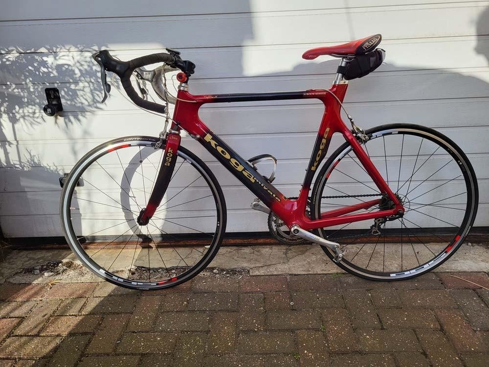 Koga Miyata Full Pro-M racefiets - Carbon frame Shimano 105, Ophalen, 28 inch, Carbon, Velgrem