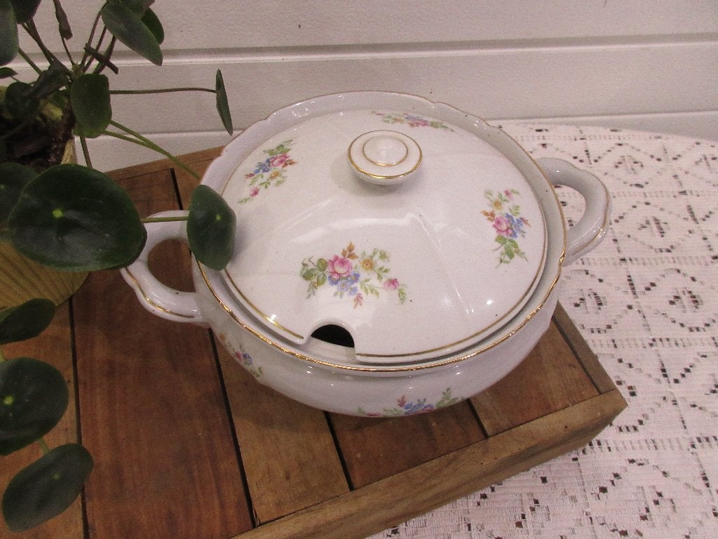 soepterrine Czechoslovakia, Huis en Inrichting, Gebruikt, Ophalen of Verzenden, Schaal of Schalen, Overige stijlen