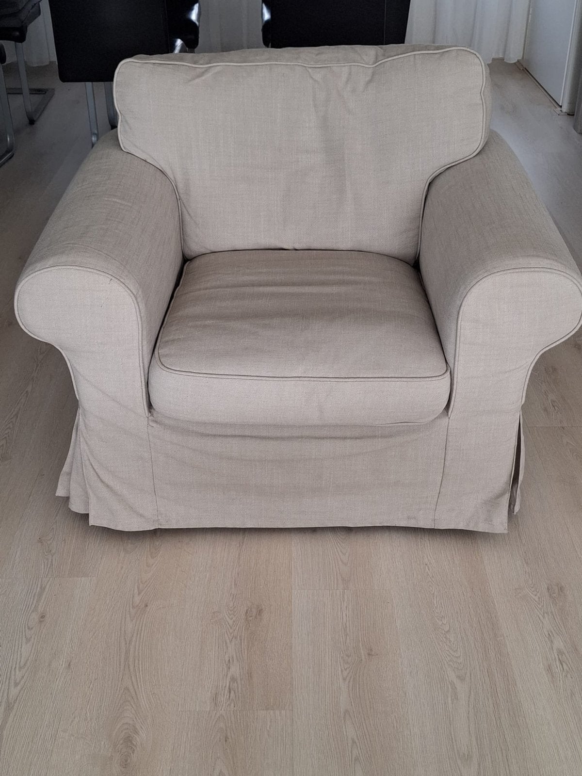 Comfortabele IKEA fauteuil - Beige, Ophalen, Gebruikt, Overige kleuren, Eén