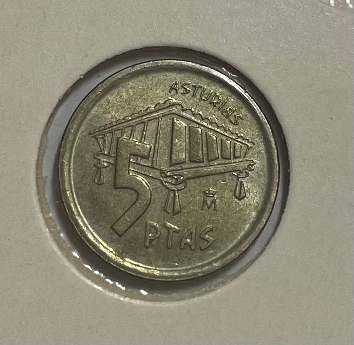 5 pesetas Spanje 1995, Ophalen of Verzenden, Overige landen