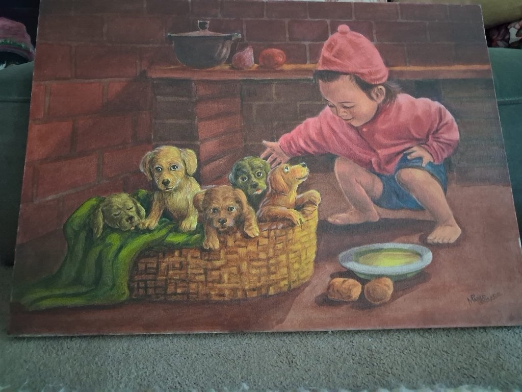 Schilderij, Ophalen, Dieren