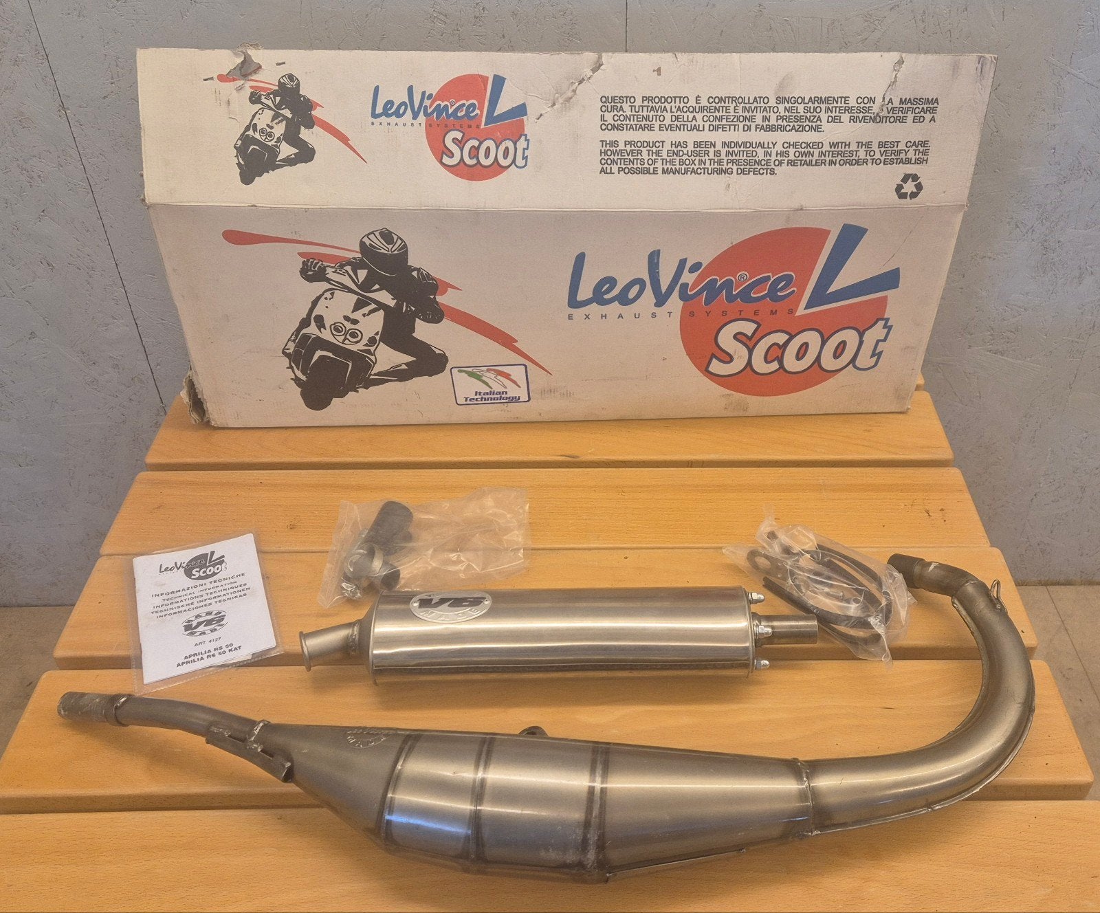 LeoVince Handmade uitlaat Aprilia RS 50 (AM6), LeoVince, Nieuw, Ophalen of Verzenden, N.v.t