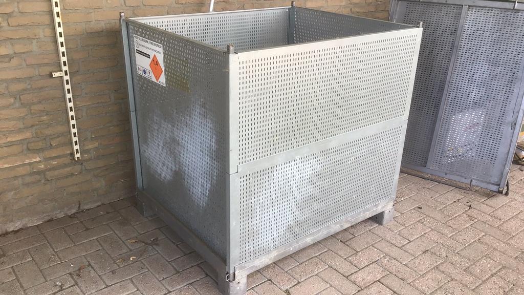 Pyropack, opslag container, metalen kist, kooi, Ophalen, Nvt, Nvt, Nvt