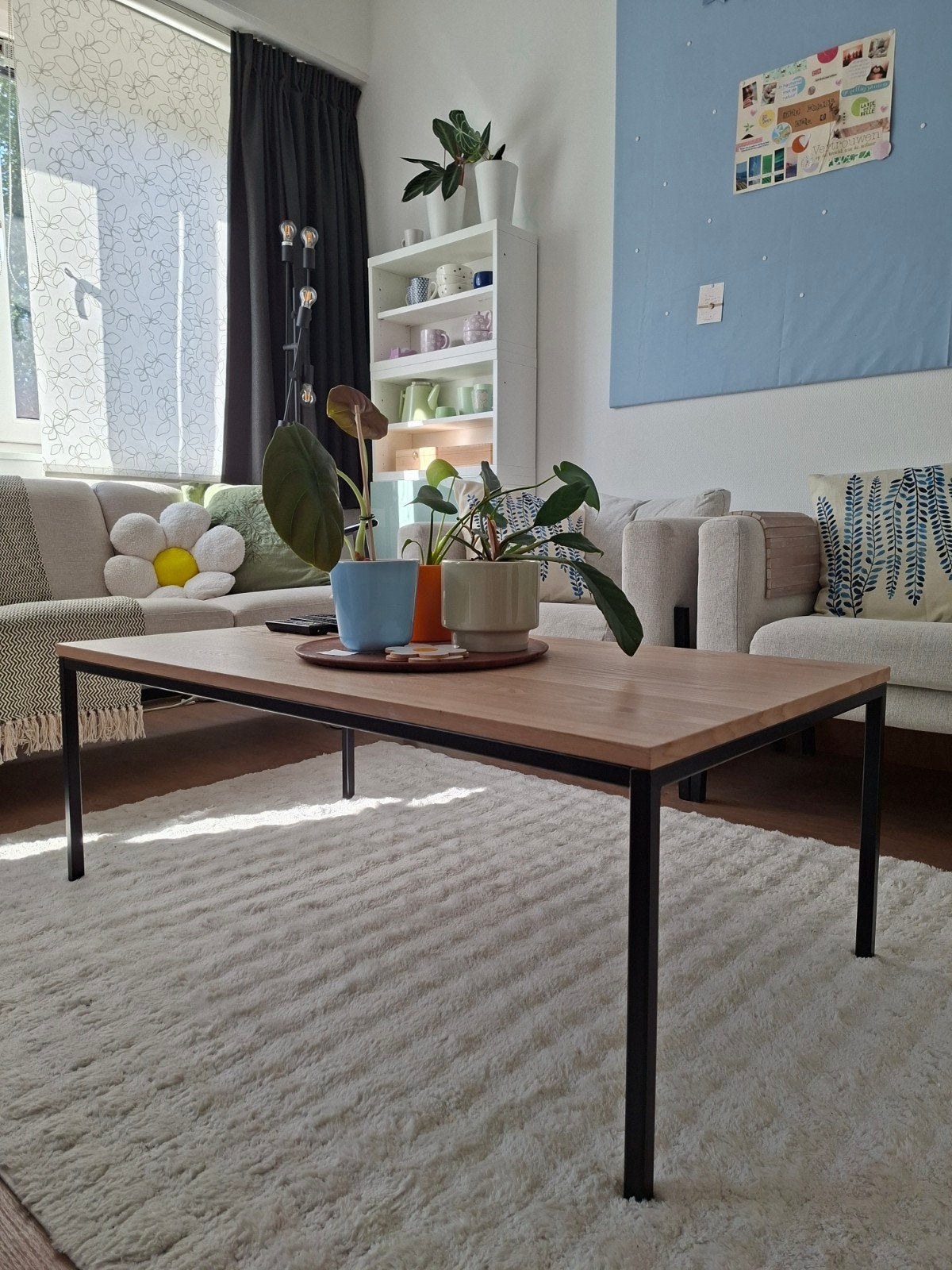 Mooie salontafel zo goed als nieuw, Huis en Inrichting, 100 tot 150 cm, 50 tot 100 cm, Zo goed als nieuw, Ophalen