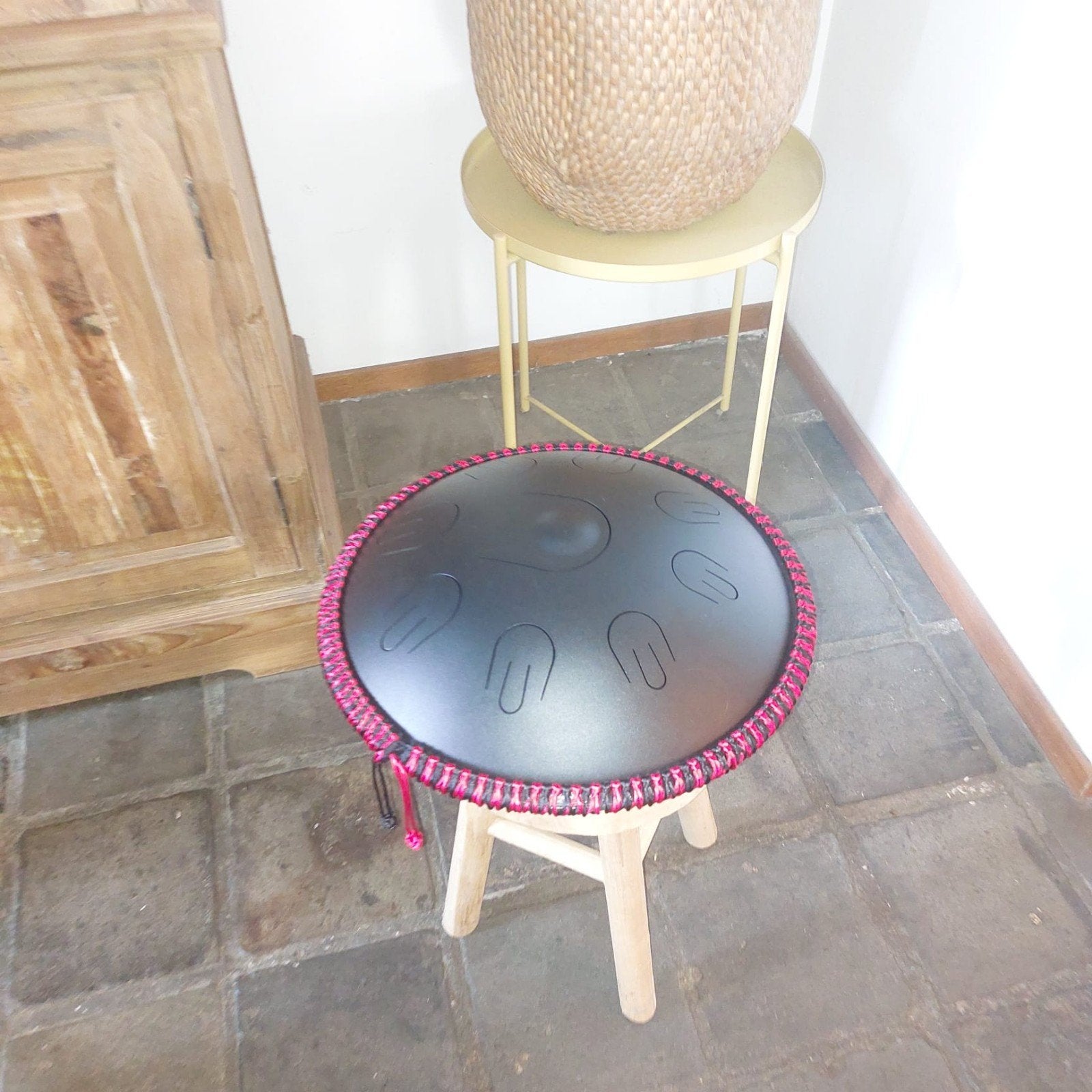 Steel Tongue Drum met draagtas en accessoires, Ophalen, Zo goed als nieuw, Overige merken