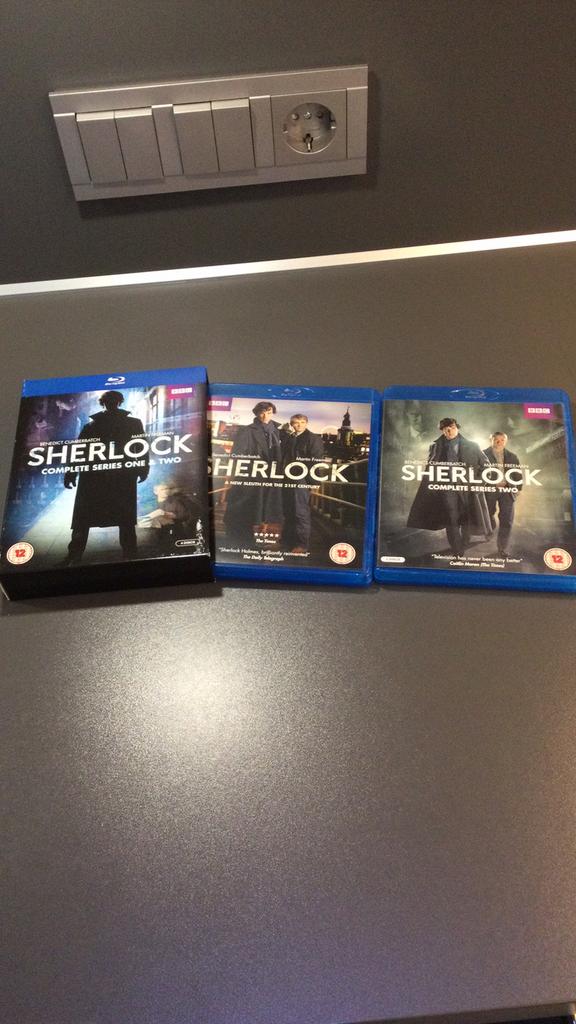 Sherlock Holmes Blue Ray serie seizoen 1 & 2, Ophalen of Verzenden, Zo goed als nieuw, Tv en Series