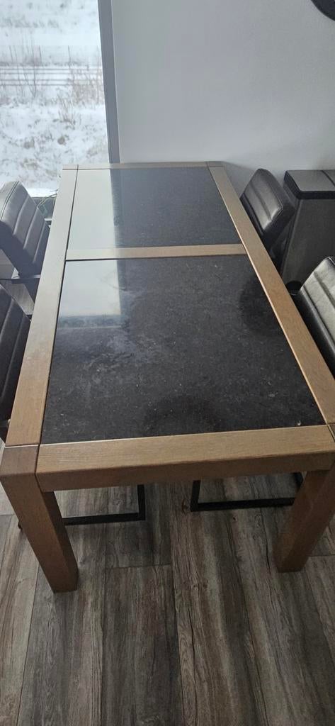 Tafel met natuursteen, Ophalen, Gebruikt, 50 tot 100 cm, Vijf personen of meer