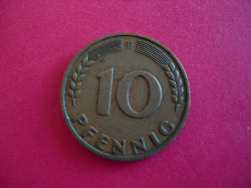 Duitsland 10 pfennig 1949 (F), Verzenden, Duitsland, Losse munt