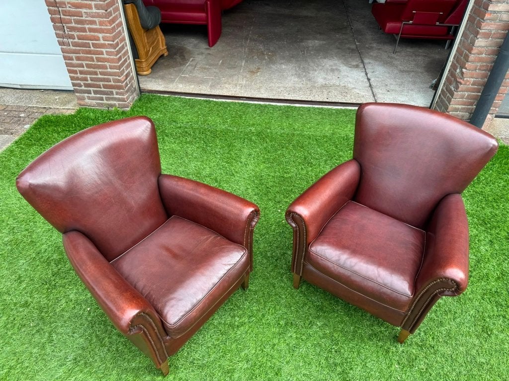 Muylaert classic Schaapsleren fauteuils/stoelen ZGAN, Ophalen, Muylaert, Geen, Pahest@hotmail.nl