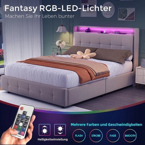 2-persoonsbed – Tweepersoonsbed – Bed Met Opbergruimte, Corvance B.V., Verzenden, Nieuw, Corvancebol@gmail.com