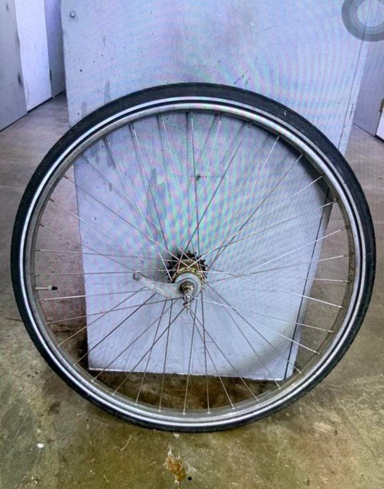 achterwiel 28 inch met terugtraprem en 3 versnellingen, Fietsen en Brommers, Fietsonderdelen, Ophalen, Zo goed als nieuw, Wiel