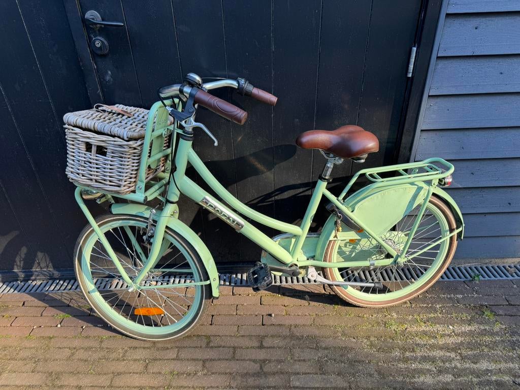 22 inch Popal daily dutch mintgroene meisjesfiets, Ophalen, Gebruikt, 22 inch