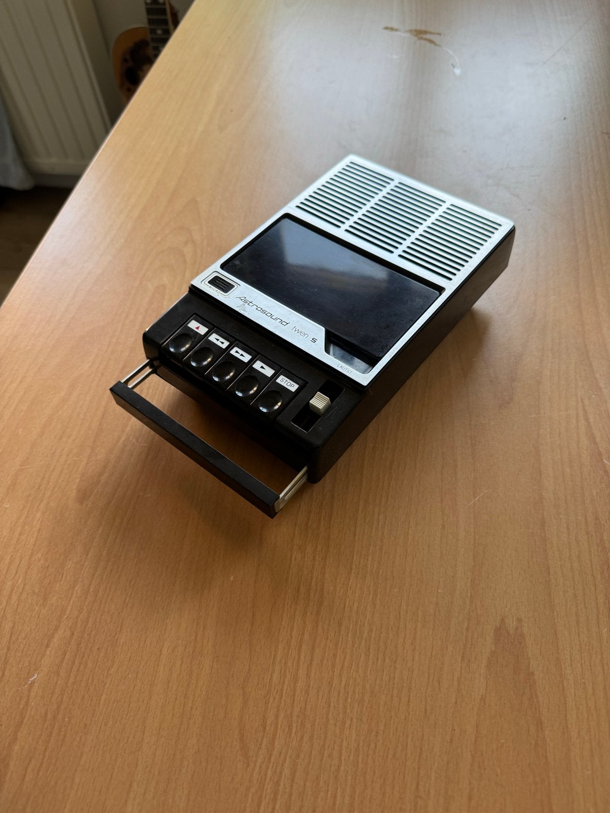 Astrosound Twen S Draagbare Cassette Recorder (ca. 1977), Audio, Tv en Foto, Cassettedecks, Ophalen of Verzenden, Overige merken