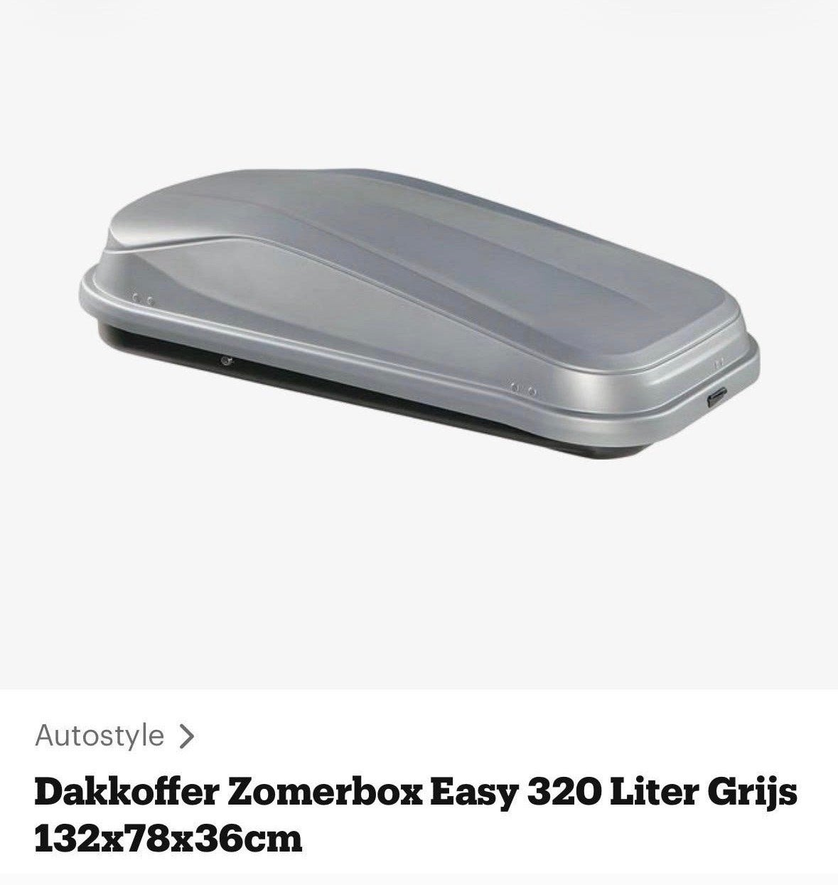Zomer dakkoffer - Nauwelijks gebruikt, afsluitbaar, Ophalen, Zo goed als nieuw