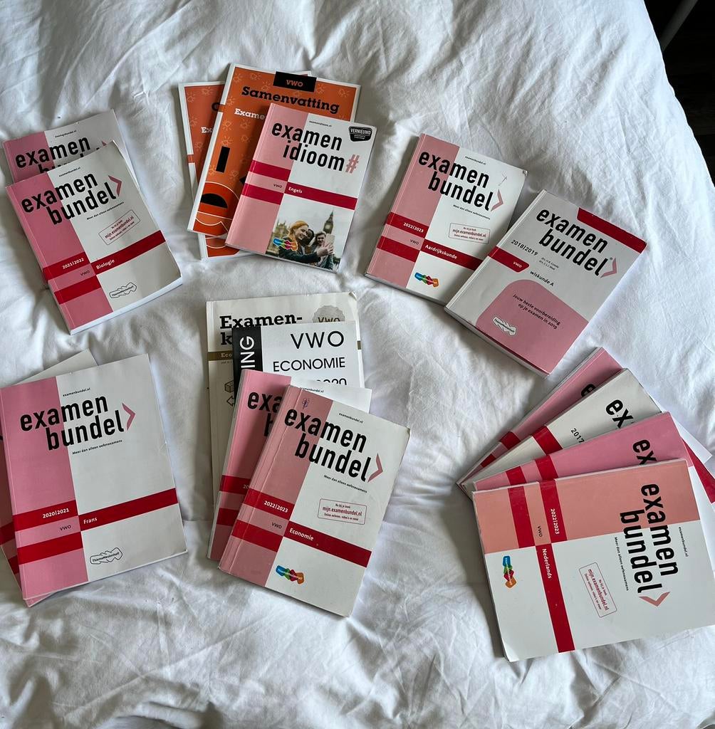 Diverse examenbundels VWO, Boeken, Ophalen, Zo goed als nieuw, VWO