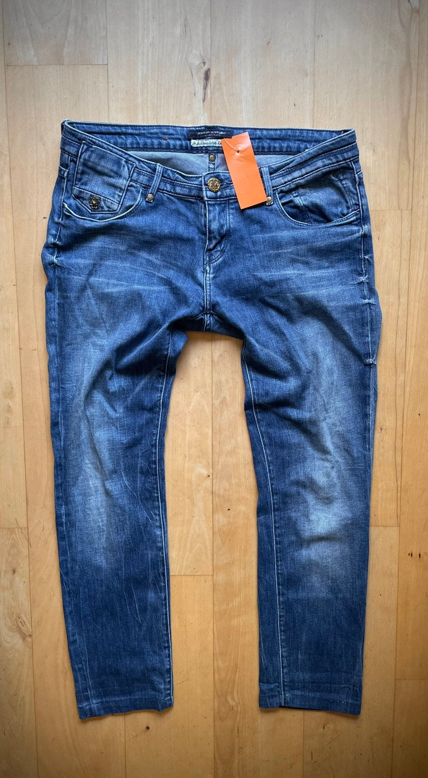 Scotch & Soda / Maison Amsterdam La Parisienne W30 L28-30, Ophalen of Verzenden, Zo goed als nieuw, Blauw, W30 - W32 (confectie 38/40)