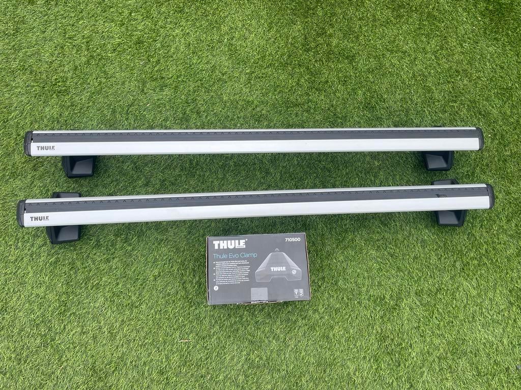 Thule Evo Clamp 710500 dakdragerset, Auto diversen, Dakdragers, Ophalen, Zo goed als nieuw