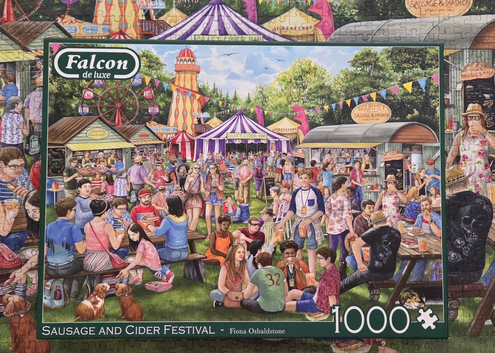 Puzzel 1000 stukjes Falcon, Hobby en Vrije tijd, Denksport en Puzzels, Ophalen of Verzenden, 500 t/m 1500 stukjes, Zo goed als nieuw