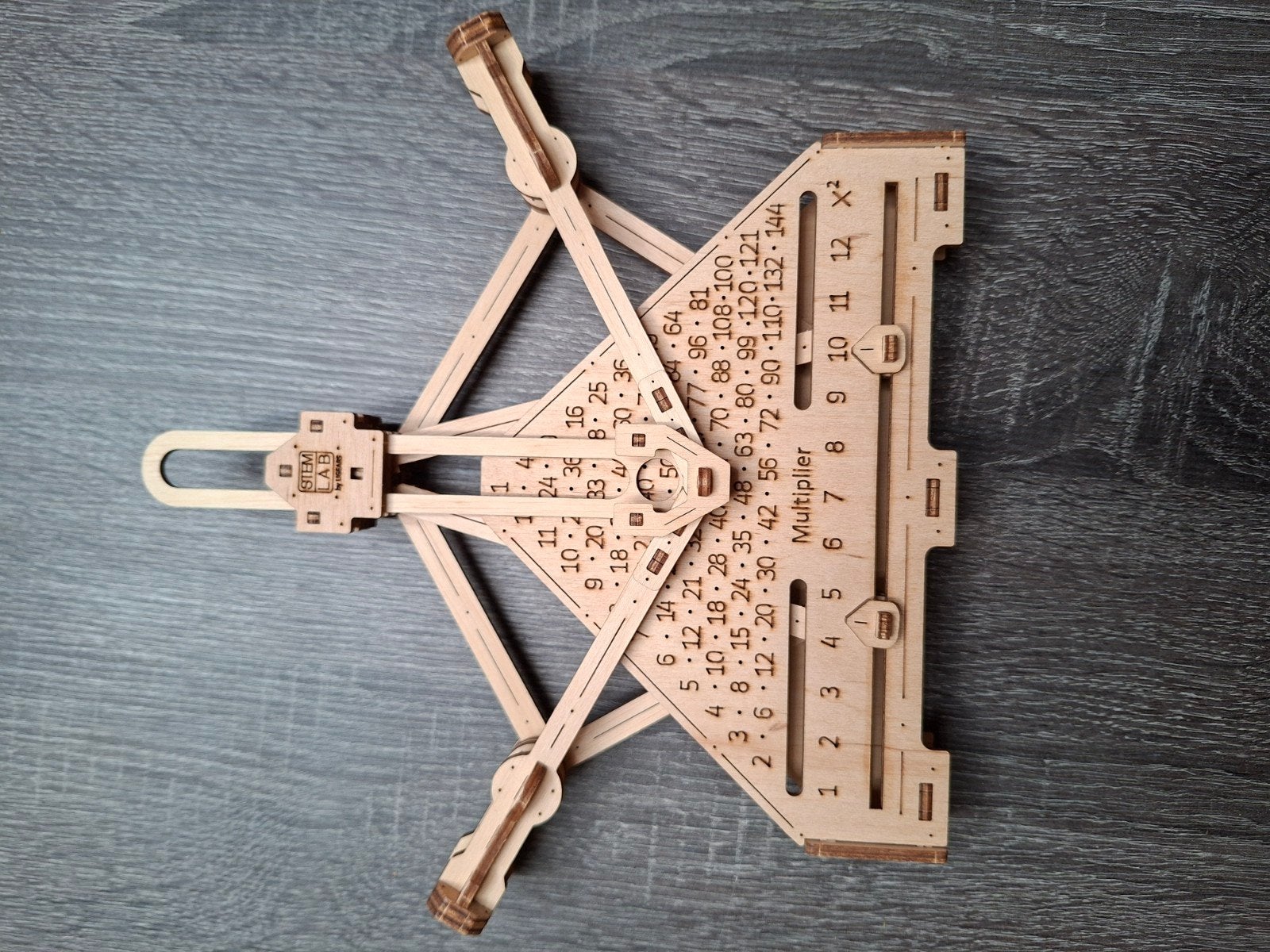 Ugears STEM Lab Multiplier: Mechanische Rekenkit Hout, Ophalen of Verzenden