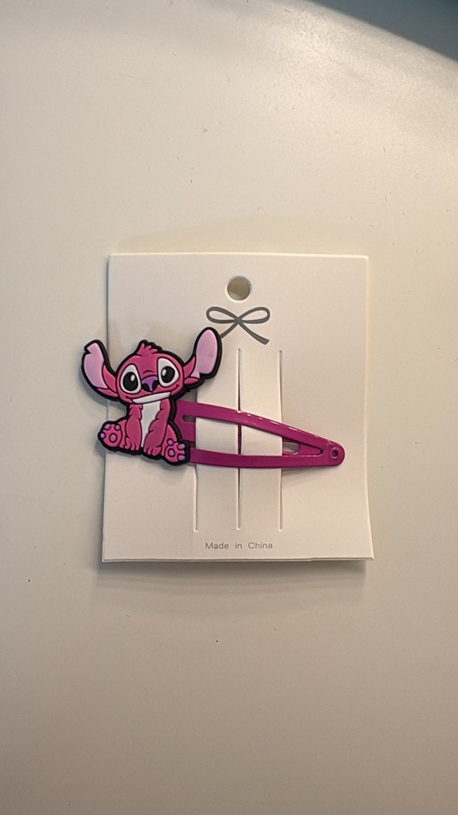 Nieuwe Stitch haarknip - Roze haarclip met Stitch figuur, Sieraden, Tassen en Uiterlijk, Overige Accessoires, Verzenden, Nieuw