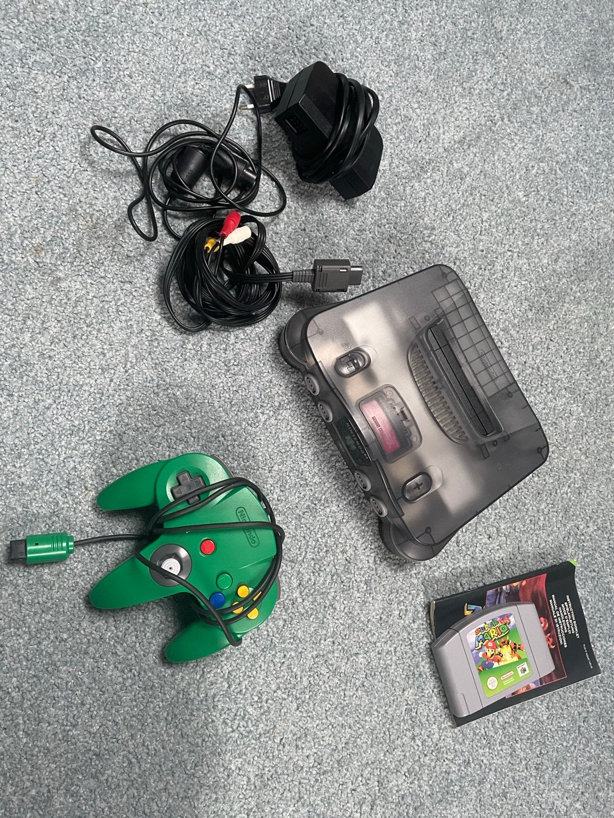 Nintendo 64 Console met Super Mario 64 en controller, Nintendo, _, _, Ophalen of Verzenden