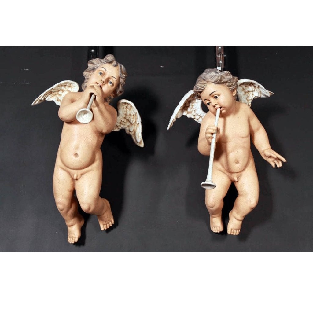 Wall Cherubs – Engel beeld Hoogte 59 cm Set of 2, Verzamelen, Ophalen, Nieuw