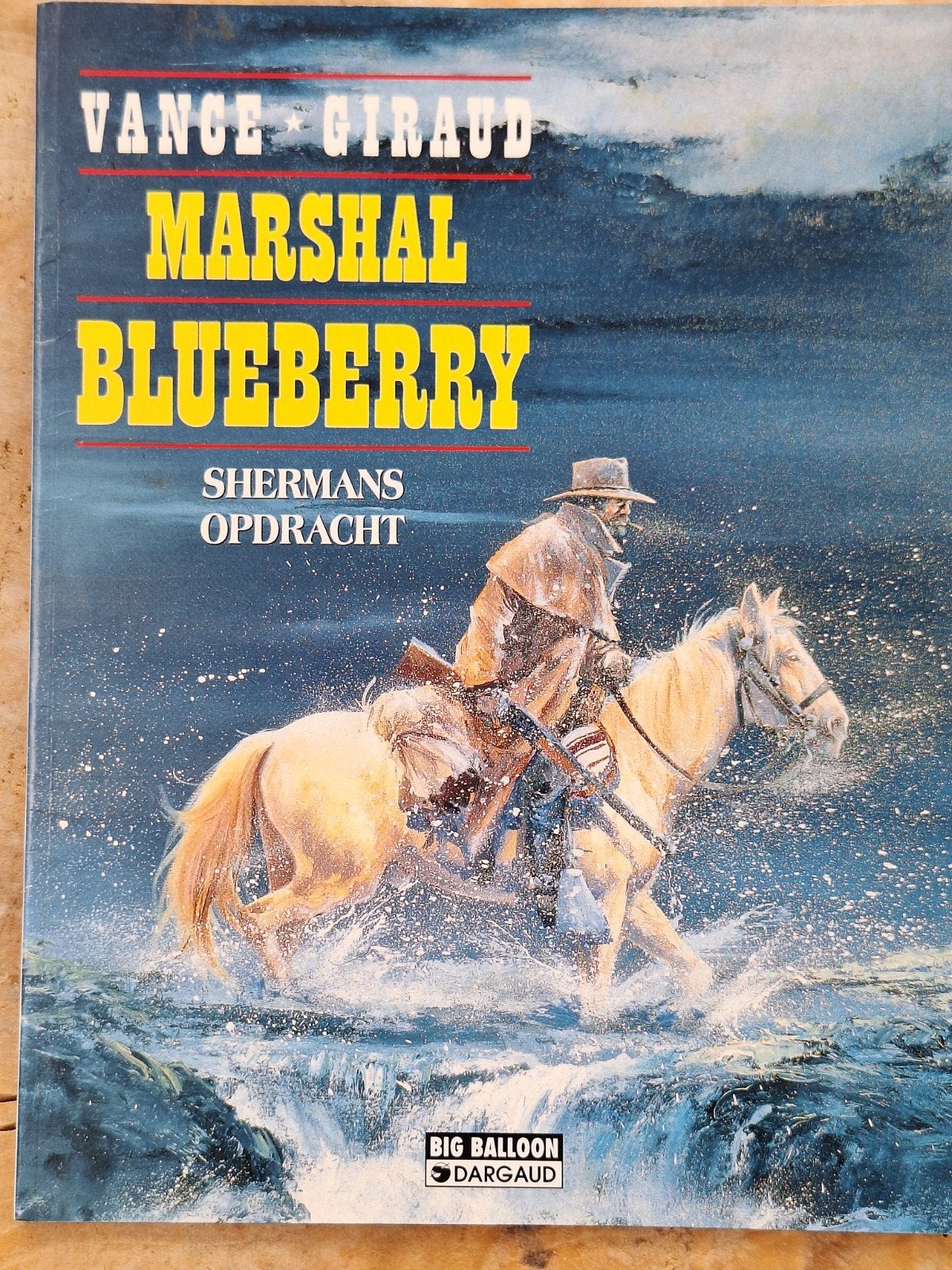 Marshal Blueberry: Shermans Opdracht - Vance Giraud, Gelezen, Vance, Giraud, Eén stripboek, Ophalen of Verzenden
