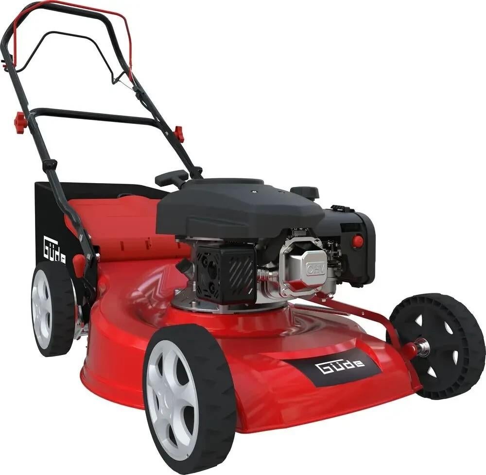 Gude Eco Wheeler 512.1R aangedreven grasmaaier 51 cm breed!!, Tuin en Terras, Grasmaaiers, Ophalen, Nieuw, Opvangbak, Benzine-grasmaaier