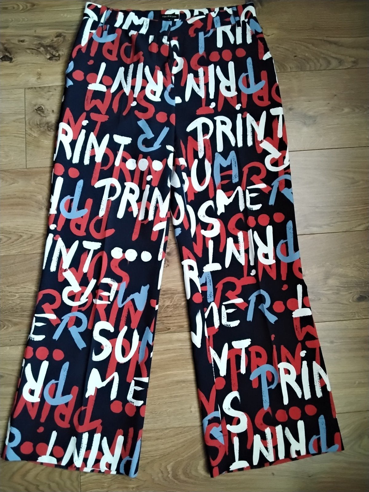 Caroline Biss broek maat 40 met opvallende print, Maat 38/40 (M), Meerkleurig, Ophalen of Verzenden, Zo goed als nieuw