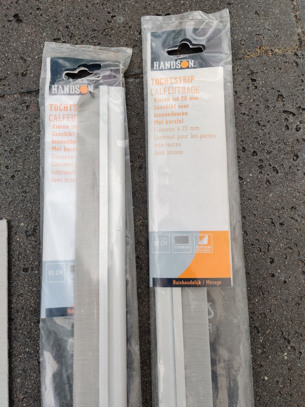 2 x Handson Tochtstrip Calfeutrage 93 cm voor binnendeuren, Ophalen, Nieuw, Binnendeur, 200 tot 215 cm