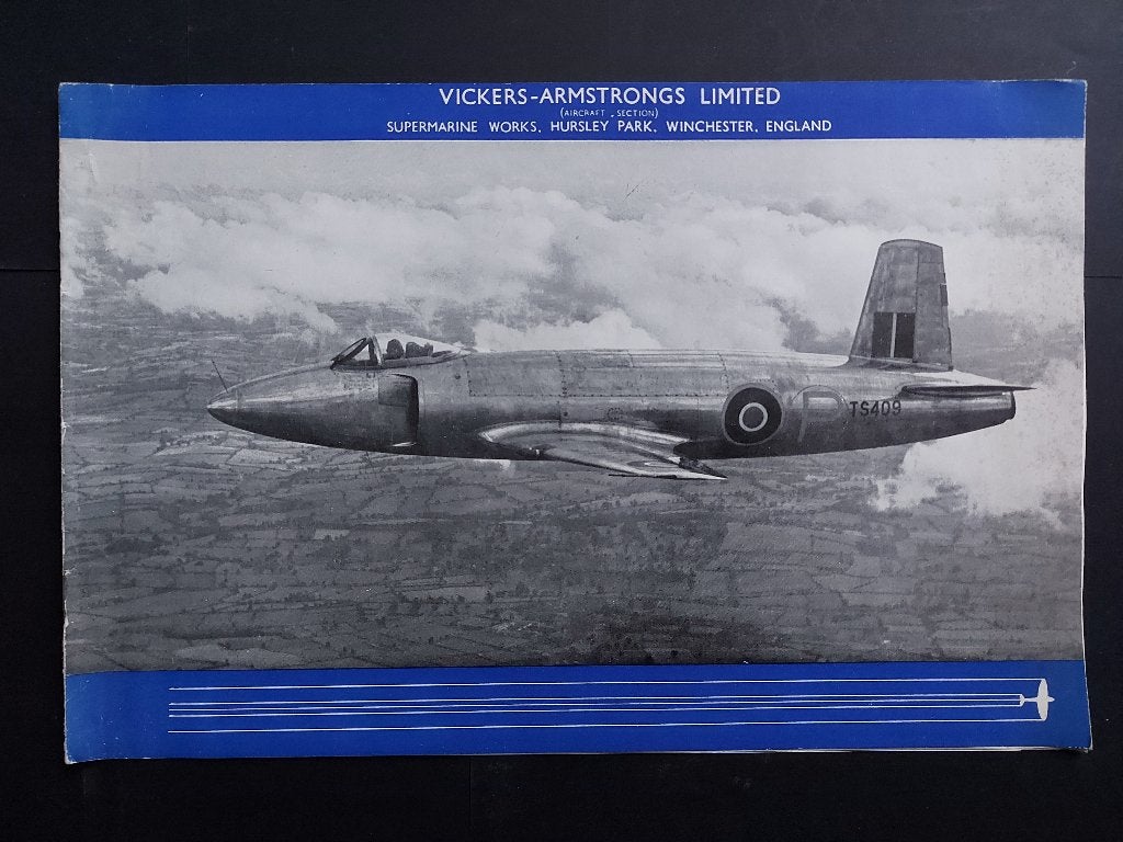Boekje van Vickers-Armstrong Limited (N180), Ophalen of Verzenden, Gebruikt, Boek of Tijdschrift