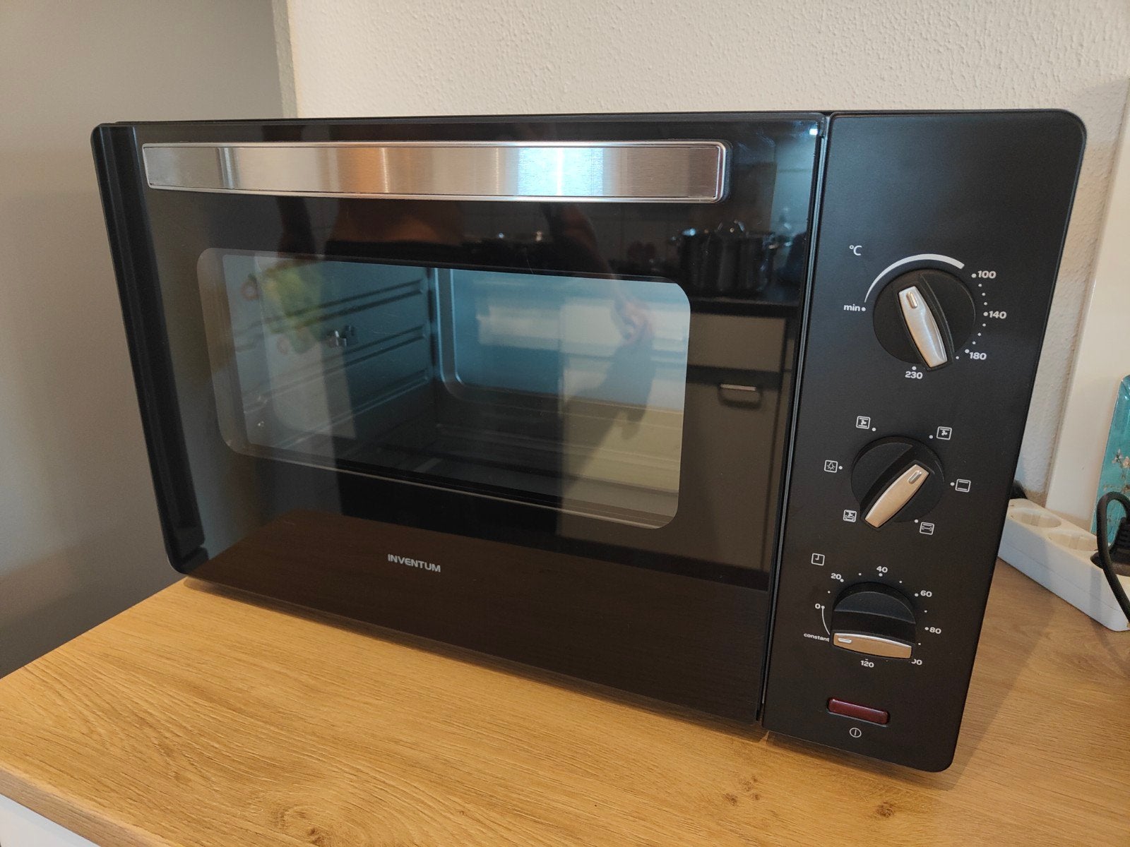 Inventum OV457B Vrijstaande oven - 45L, Ophalen, Hete lucht, Zo goed als nieuw, Inventum
