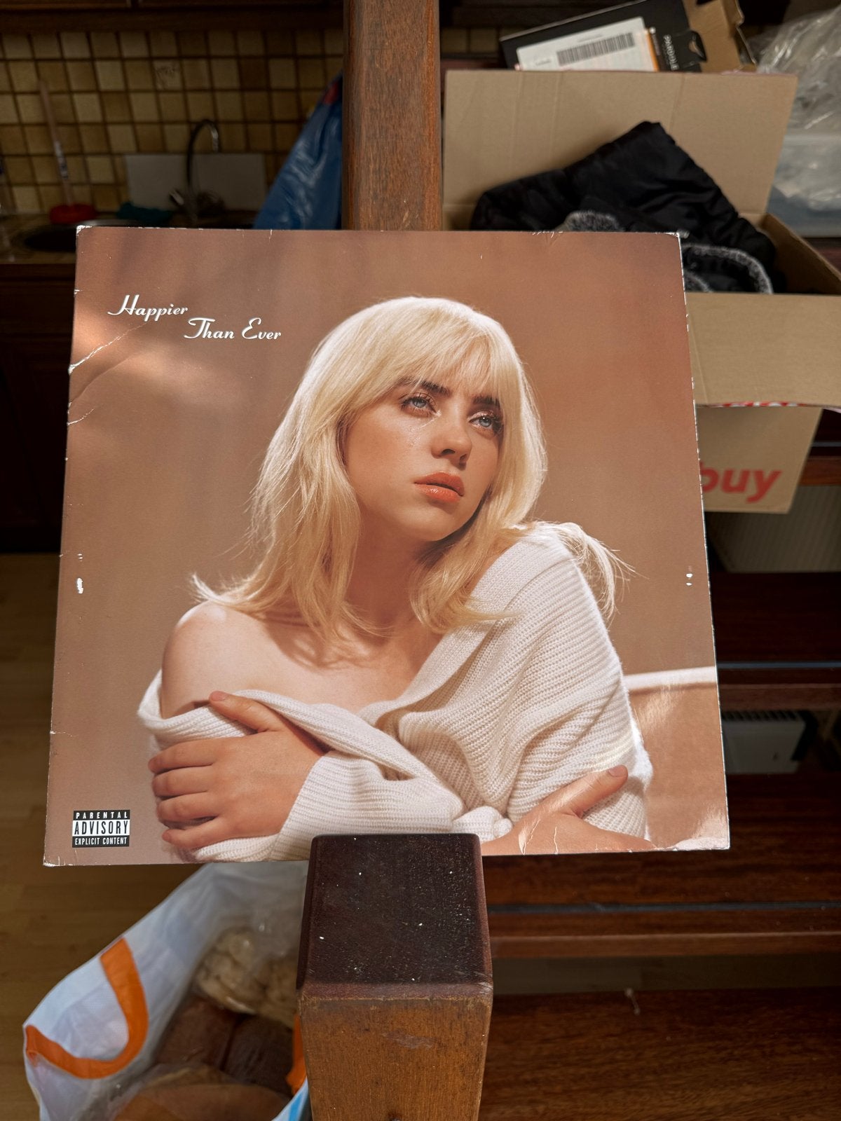 Billie Eilish - Happier Than Ever LP (Pop, Indie), LP, Gebruikt, Inclusief insert, Pop