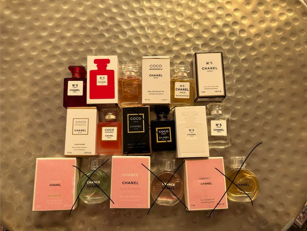 Mini parfums, Verzamelen, Parfumverzamelingen, Ophalen of Verzenden, Nieuw, Miniatuur, Gevuld