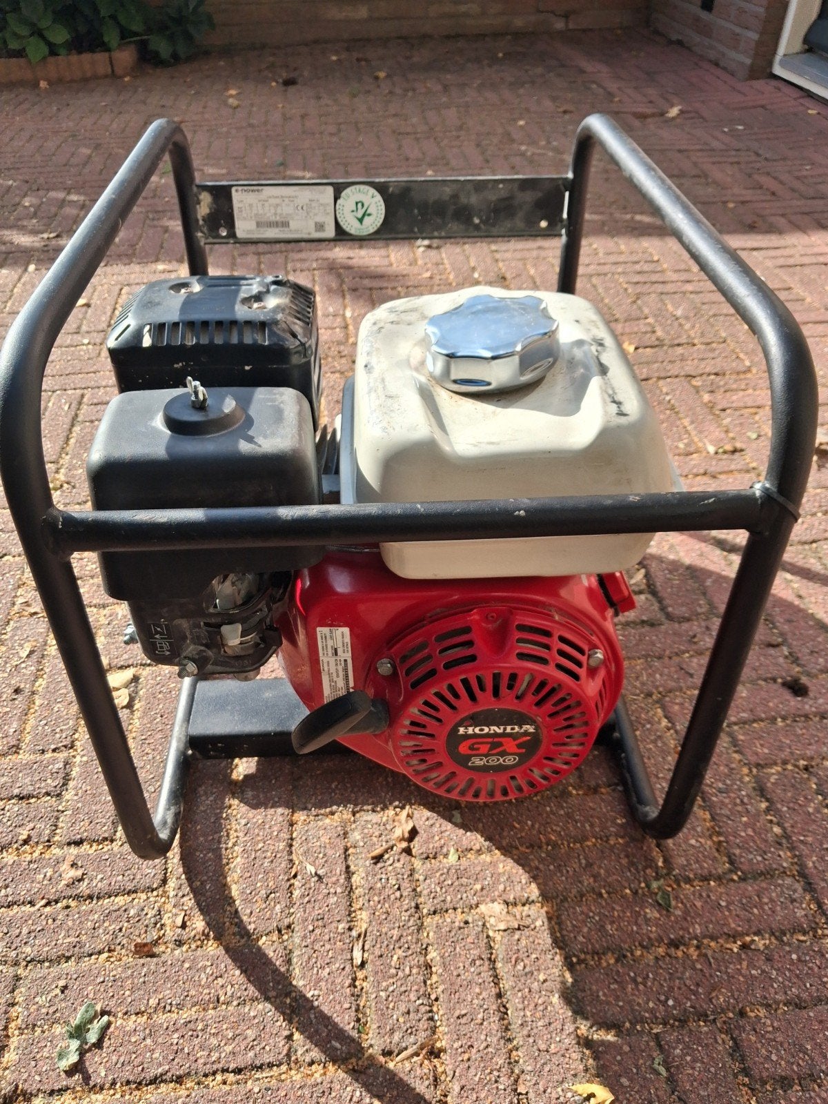 Aggregaat - Honda GX200 Benzine, Ophalen, Gebruikt