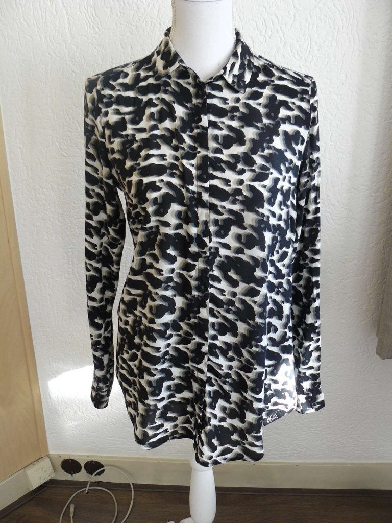 Leuke print blouse van &Co Women maat S., Meerkleurig, &Co Woman, Ophalen of Verzenden, Zo goed als nieuw