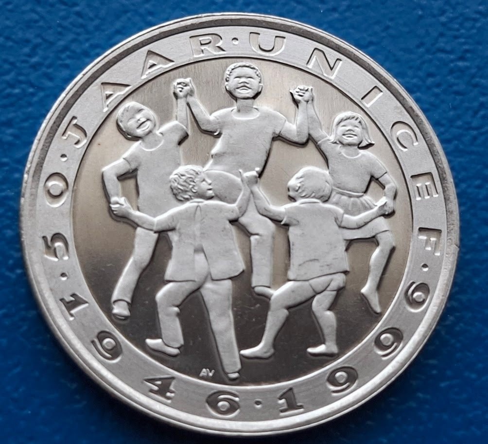 1 Ecu der Nederlanden - 50 jaar UNICEF 1996, Verzenden, Overige materialen