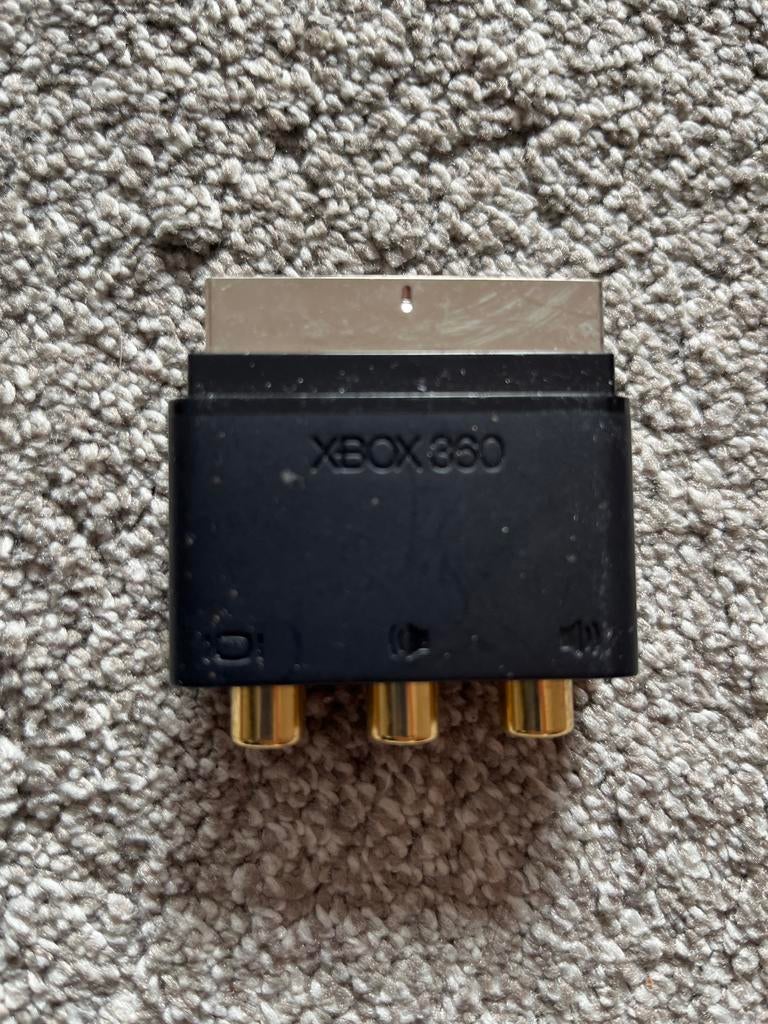 Xbox 360 Scart Adapter, Spelcomputers en Games, Spelcomputers | Xbox | Accessoires, Gebruikt, Xbox 360, Voeding of Kabel, Ophalen of Verzenden