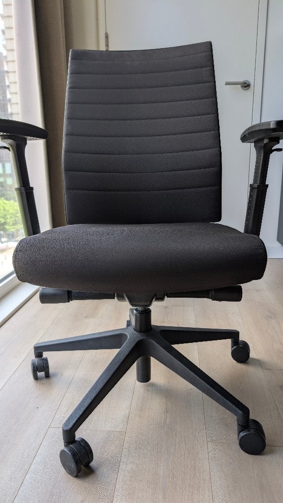Ahrend 2020 Extra Verta ergonomische bureaustoel zwart, Ophalen, Gebruikt, Zwart, Bureaustoel