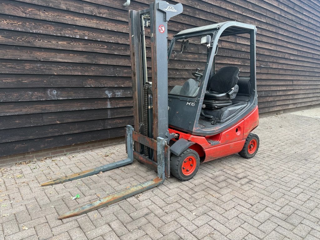 Linde Gas heftruck H 16 t (bj 2000), 1000 tot 2000 kg, LPG, Heftruck, Linde