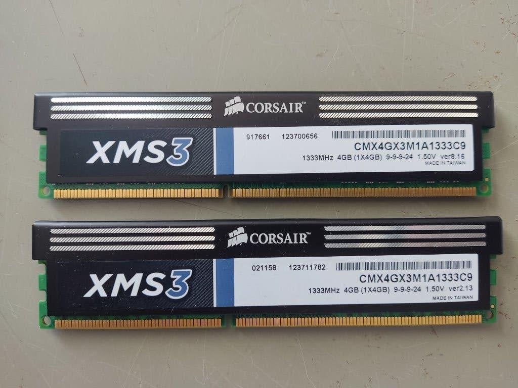 corsair cmx4gx3m1a1333c9 geheugen, 1333 MHz, Nieuw, DDR3, Ophalen of Verzenden